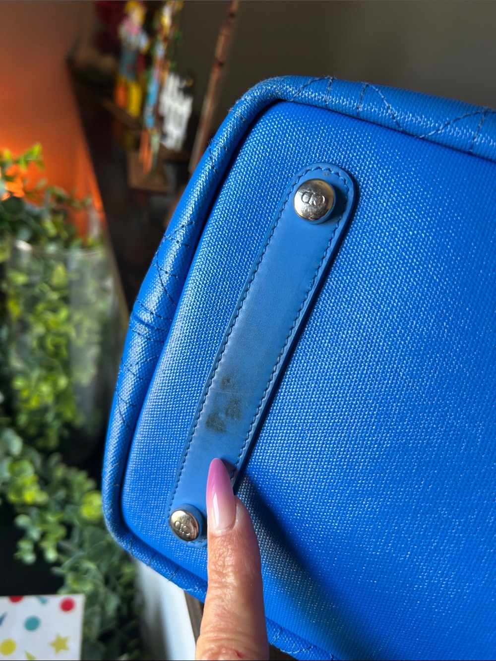 463. Christian Dior Panarea Tote Bag - Picture 8 of 13